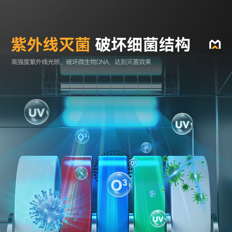 麥大廚兩門雙層刀具砧板組合消毒柜10D-5Z(臭氧+紫外線+熱風)