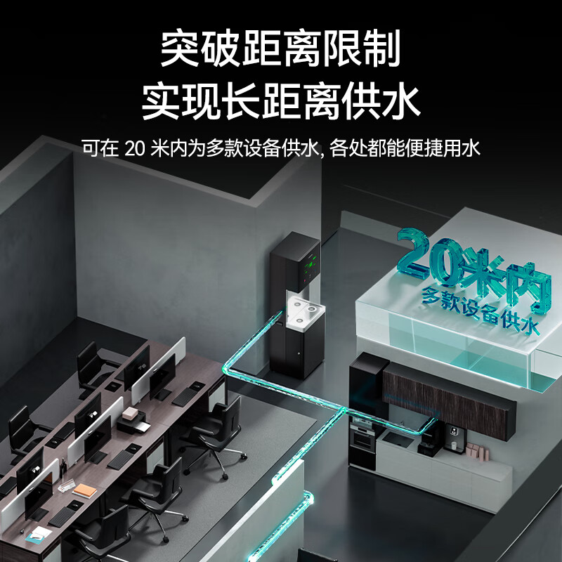 麥大廚2KW輕商務(wù)一開一凈五級RO反滲透直飲機